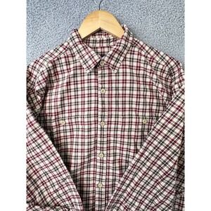 Patagonia Shirt Mens Large Multicolor Plaid L/S Button Up Organic Cotton Flannel
